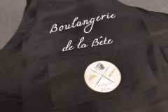 Boulangerie de la bete flocage tablier