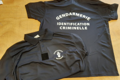 Gendarmerie flocage t-shirt