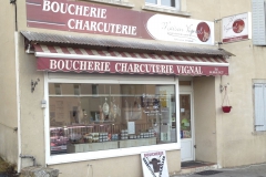 Boucherie Charcuterie Maison Vignal enseigne et Potence