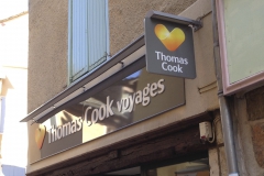 Thomas Cook Voyages enseigne et Potence