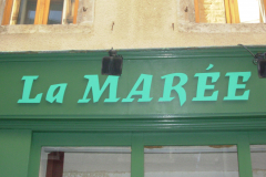 Enseigne la marée