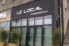 Enseigne Le local pizzeria