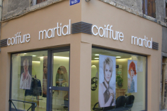 Enseigne Coiffure martial