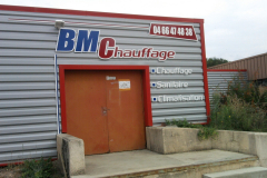 Enseigne BMC chauffage