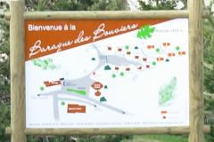 Panneau plan baraque des Bouviers