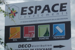 Espace Revêtement pré-enseigne 4X3