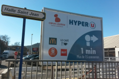 Hyper-U pré-enseigne 4X3