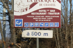 La Baraque du Chastel pré-enseigne