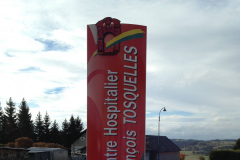 Totem Cantre Hospitalier François Tosquelles