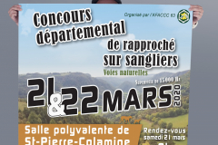 Concours Départemental de Chasse - Affiches