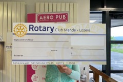 Chéque rotary