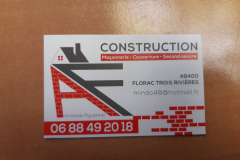 Armando figueiredo construction carte de visite