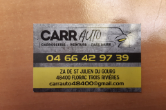 carr auto carte de visite