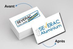 SEVERAC ALUMINIUM refonte logo