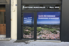 Elections Municipales Micro perforé Langogne