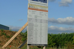 panneau de chantier Peugeot