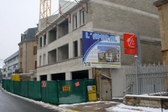 panneau de chantier lamiral