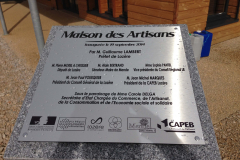 Plaque commemorative CAPEB