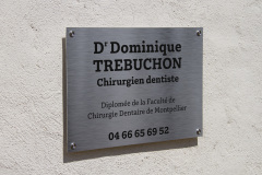 Plaque Dr Trébuchon