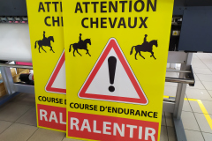 Lozere Endurance Equestre Panneau crlène