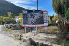 Lozère enrobés panneau plan