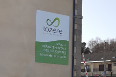 Panneau Département de la Lozère St Chely 2