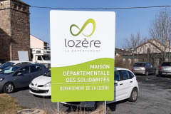 Panneau Département de la Lozère St Chely 1