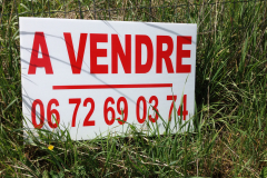 panneau Provisoire A VENDRE