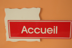 signalétique intérieur porte PVC