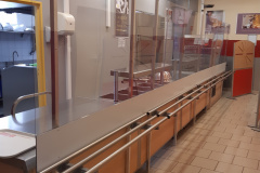 Plexi de protection COVID-19 Lycée Théophile Roussel Saint Chely