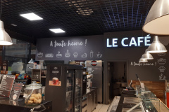 Panneau  caisson café u