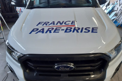 France pare brise pick-up capot